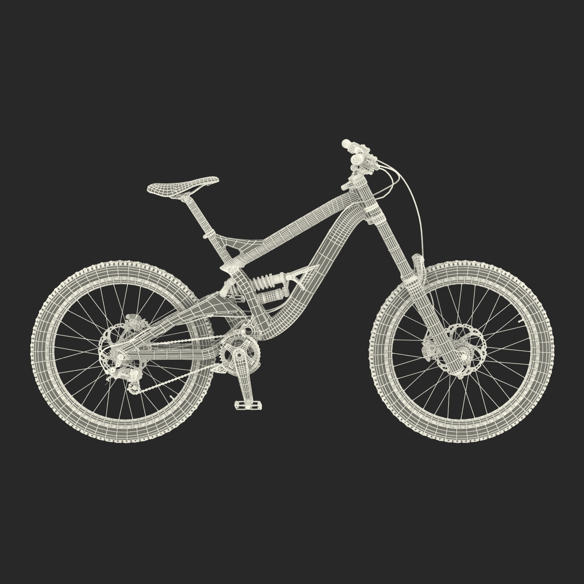 3D Mountain Bike GT Fury