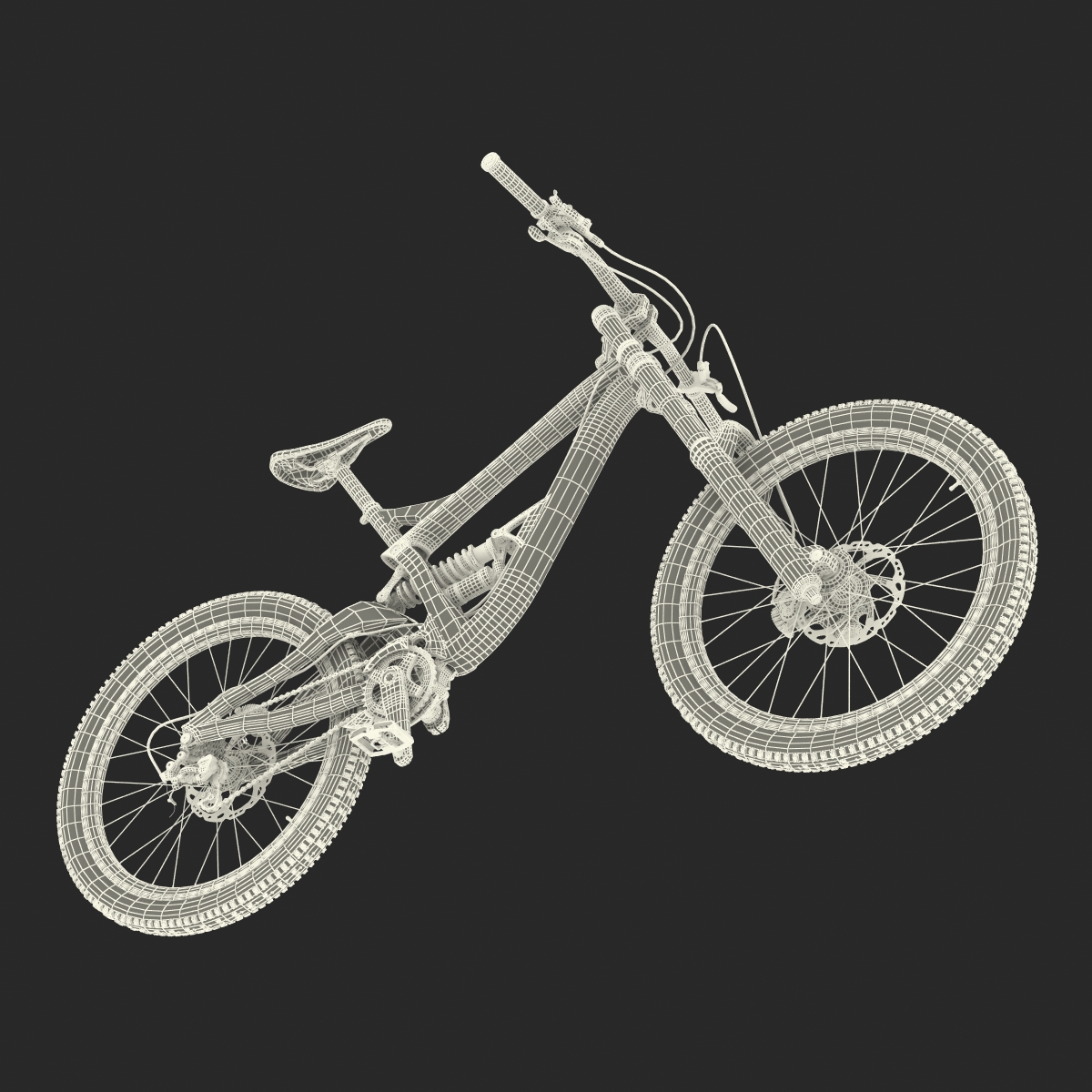 3D Mountain Bike GT Fury