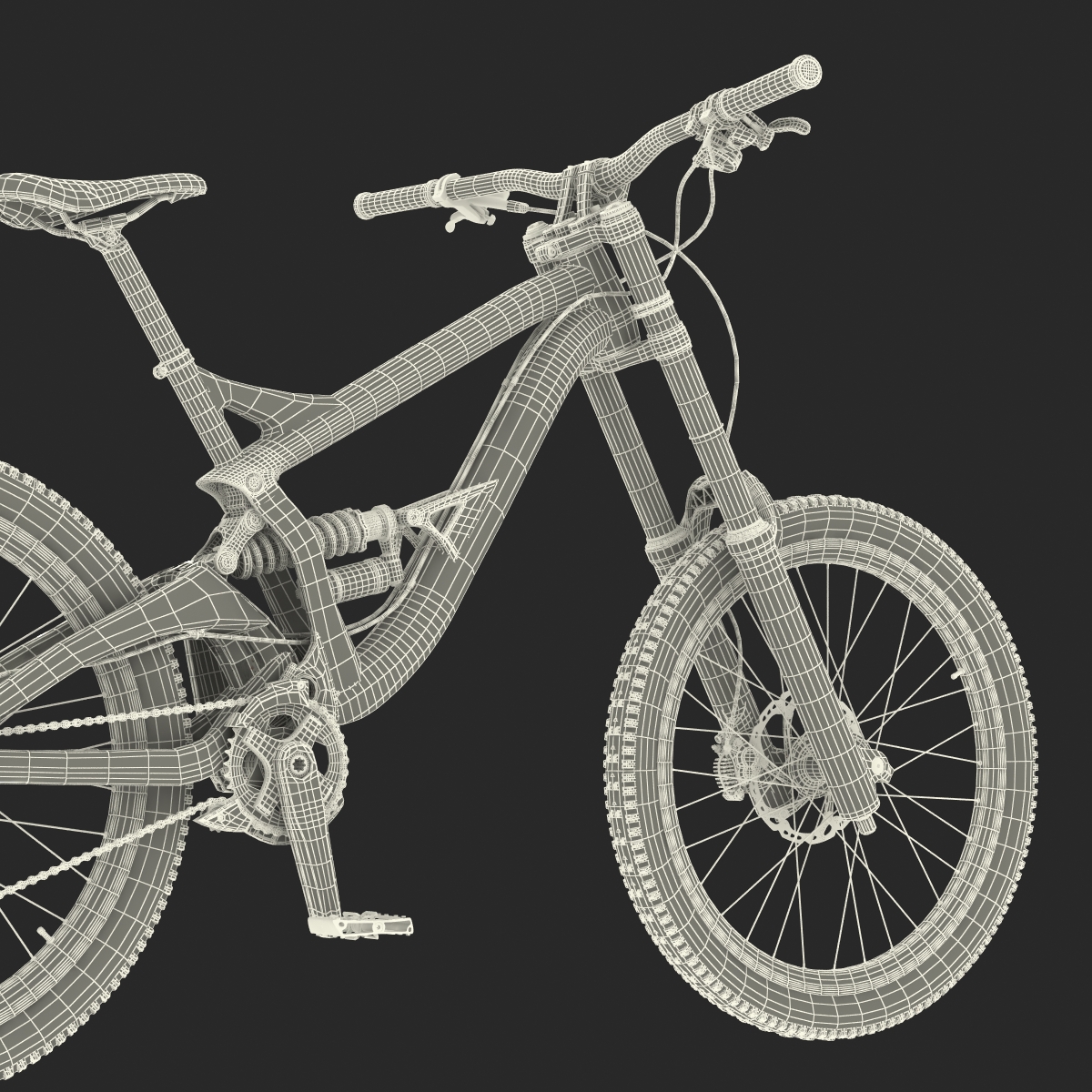 3D Mountain Bike GT Fury