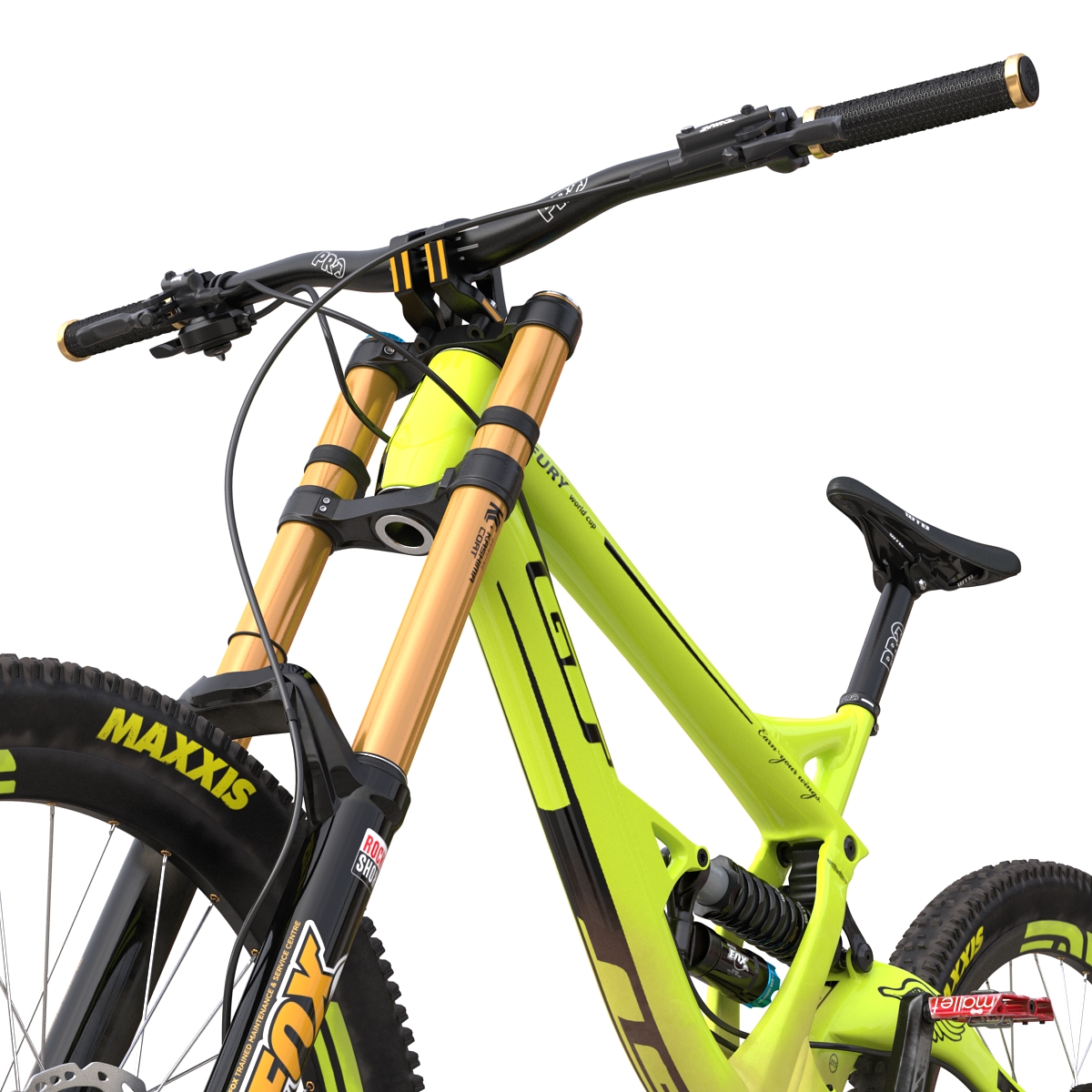 Mountain Bike GT Fury Green 3D