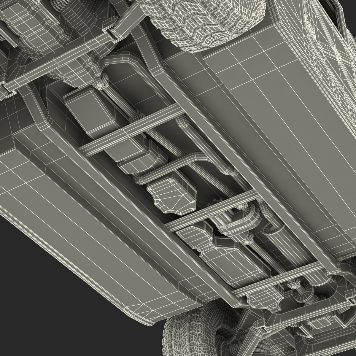 3D Humvee Camo Rigged model