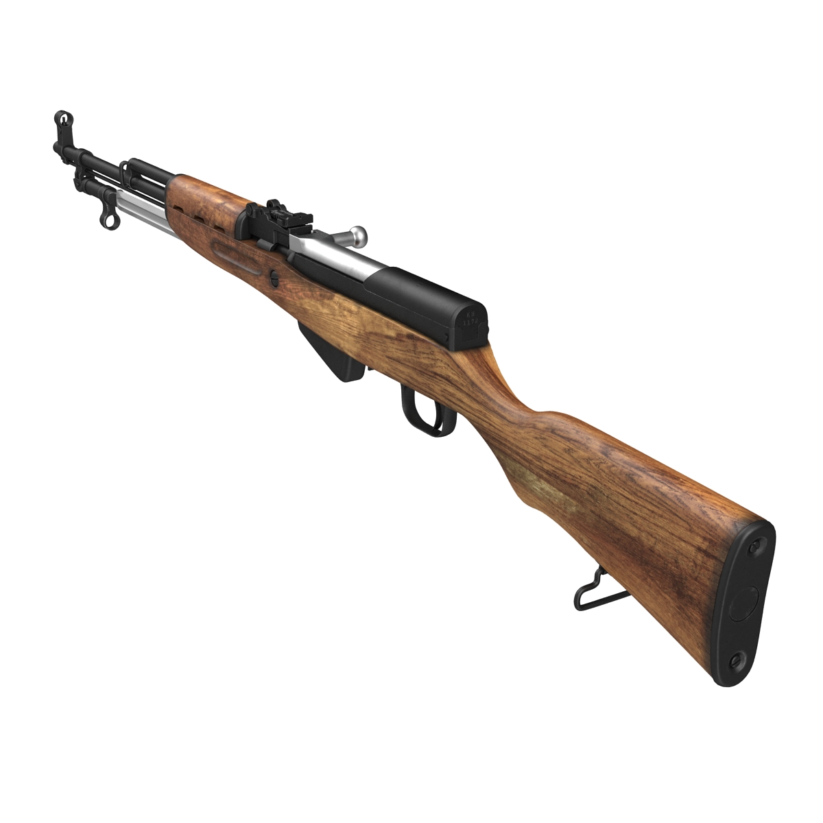 3D Soviet Semi Automatic Carbine SKS 45