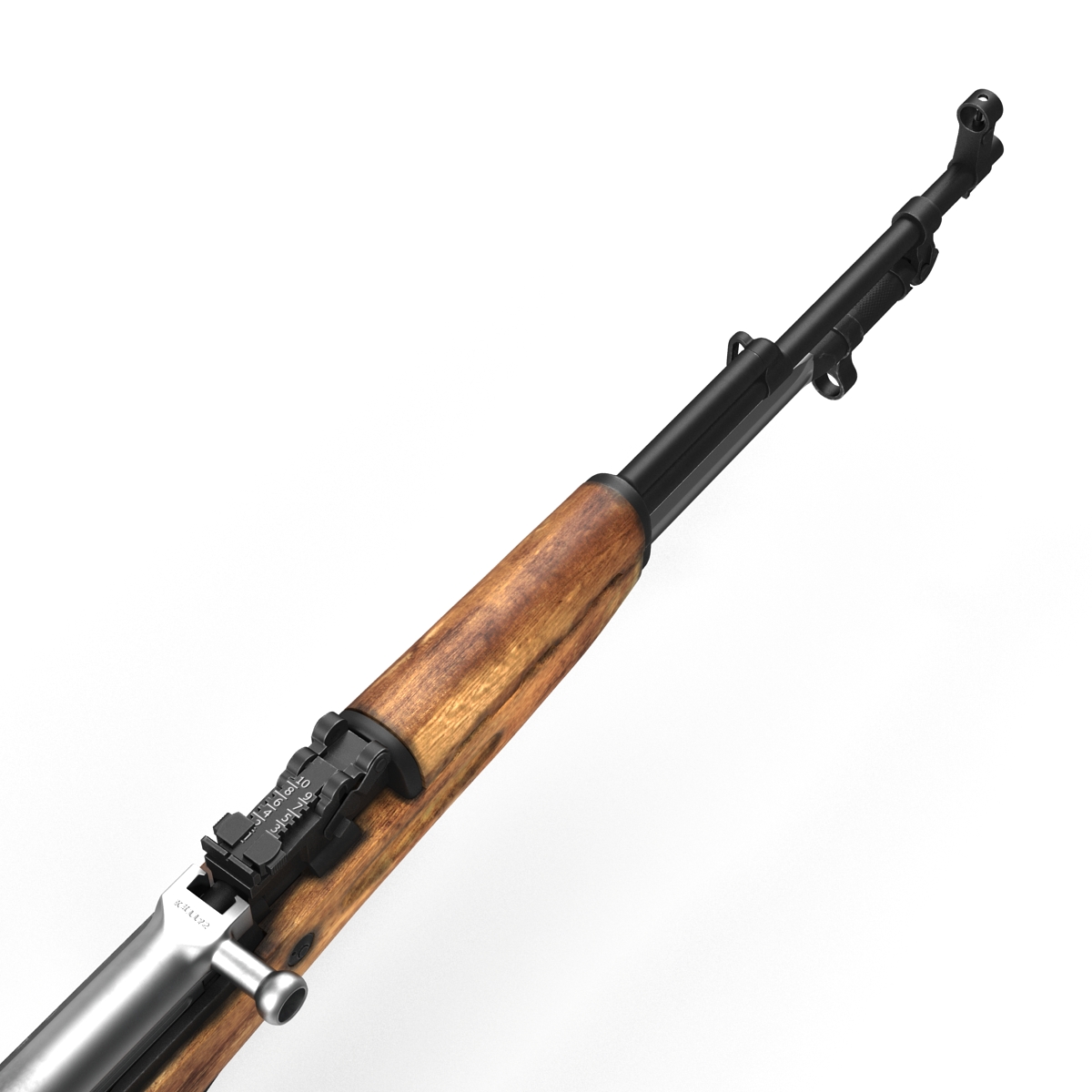 3D Soviet Semi Automatic Carbine SKS 45