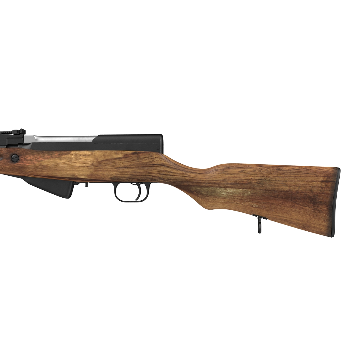 3D Soviet Semi Automatic Carbine SKS 45