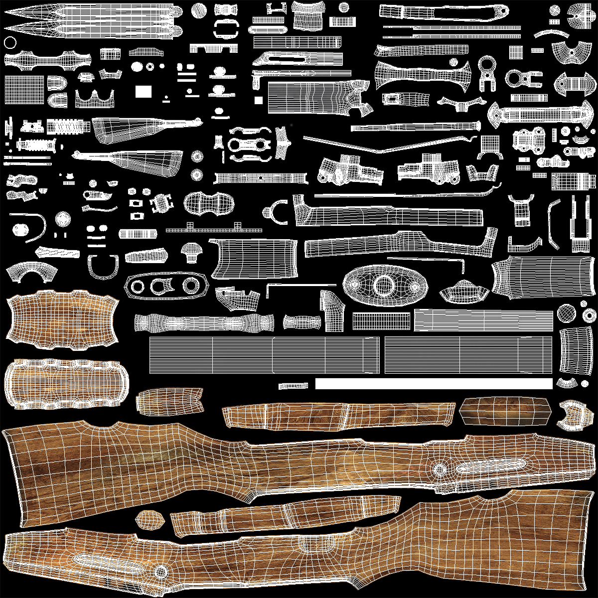 3D Soviet Semi Automatic Carbine SKS 45