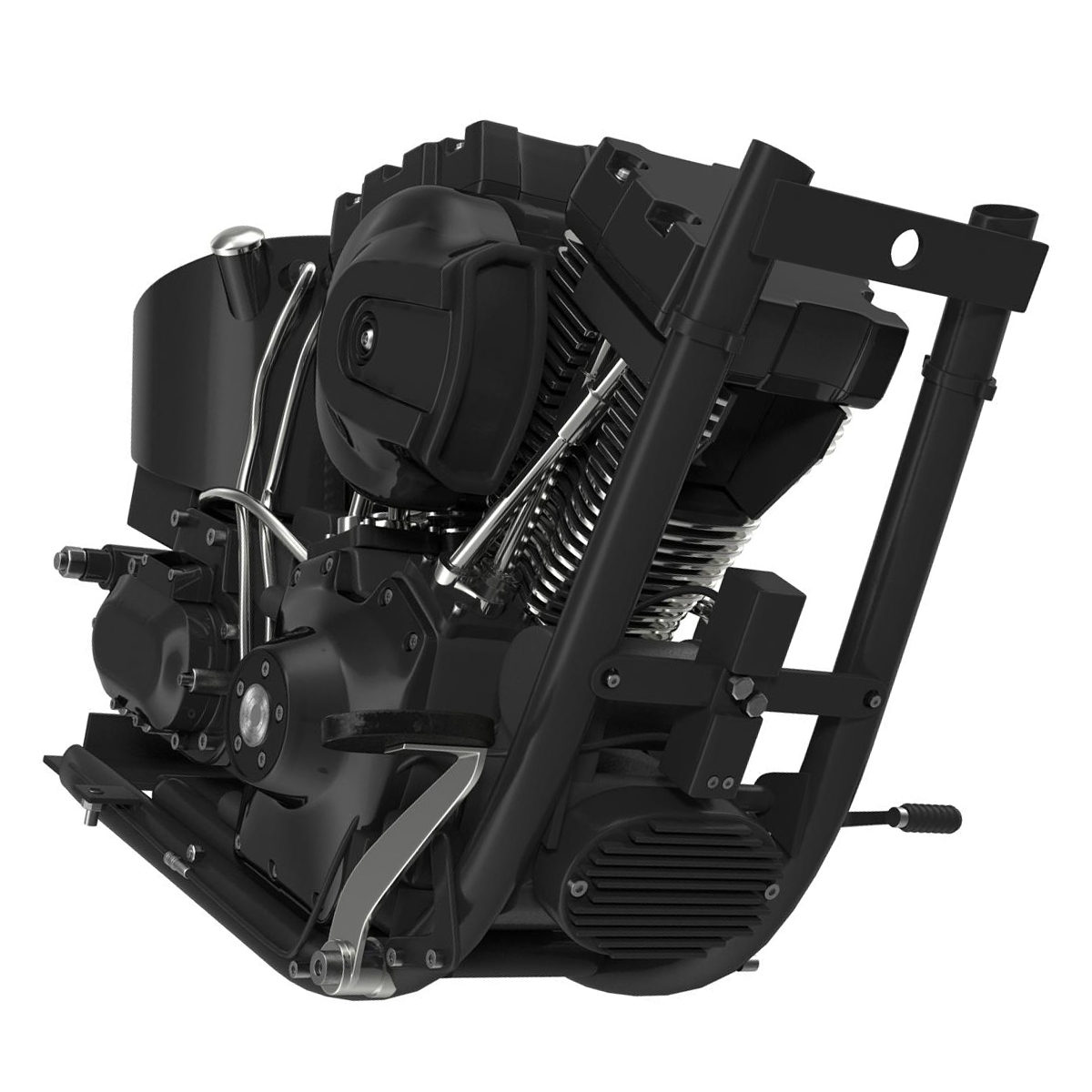 Motorcycle Engine 2 3D model