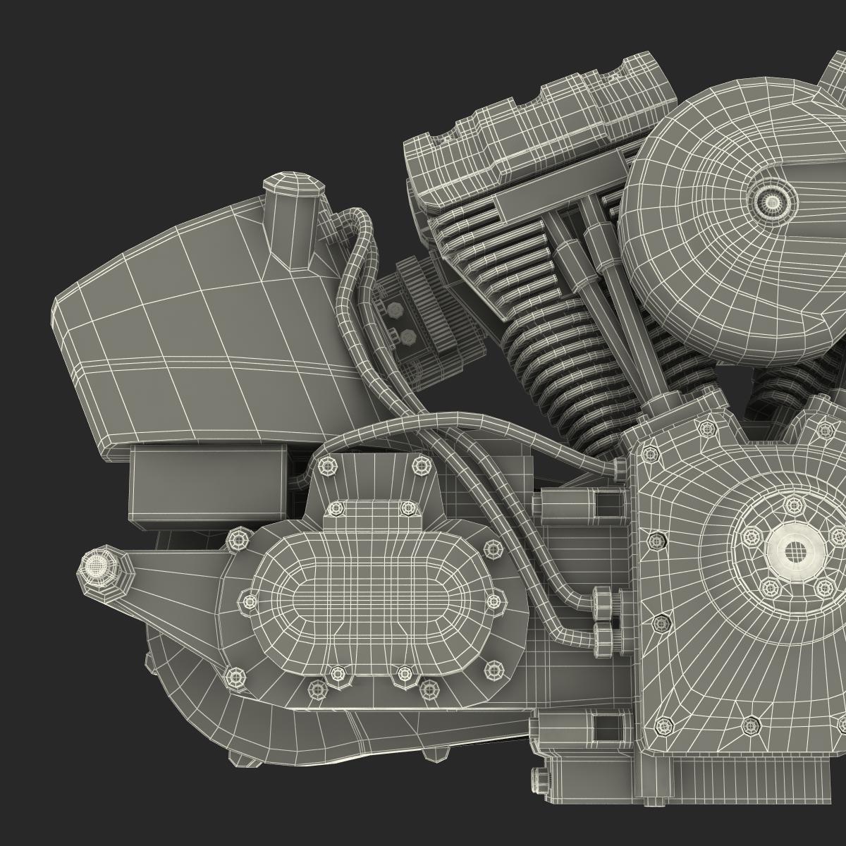 Motorcycle Engine 3 3D model