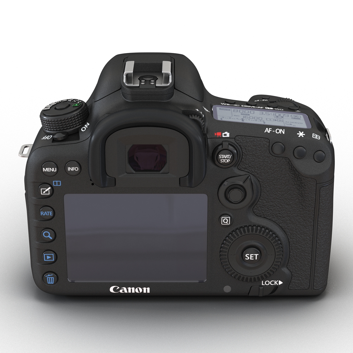 3D model Canon EOS 7D Mark II