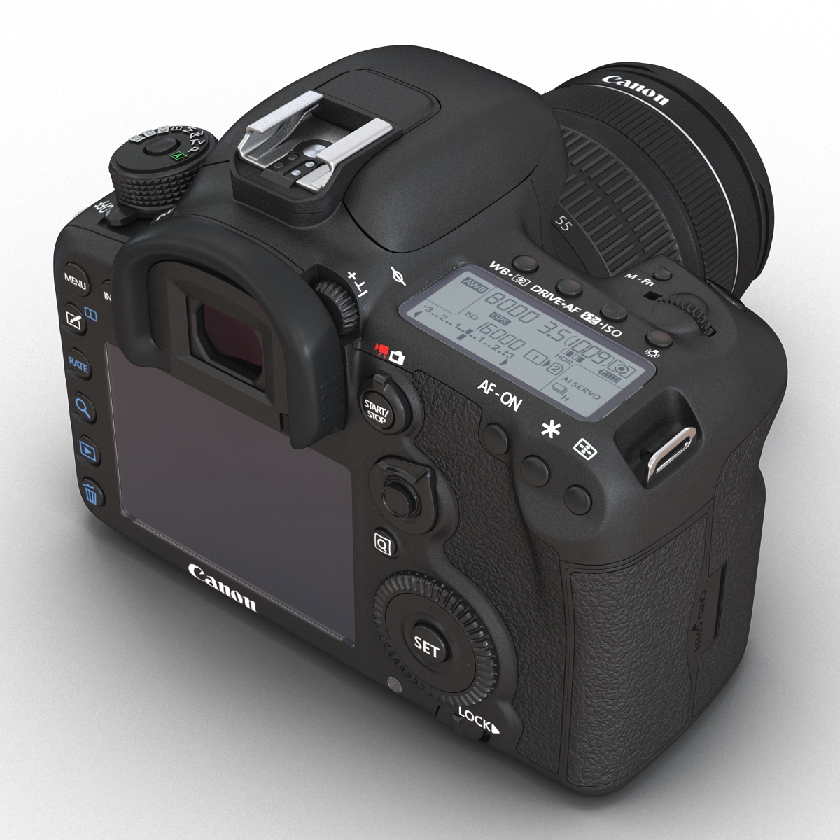 3D model Canon EOS 7D Mark II