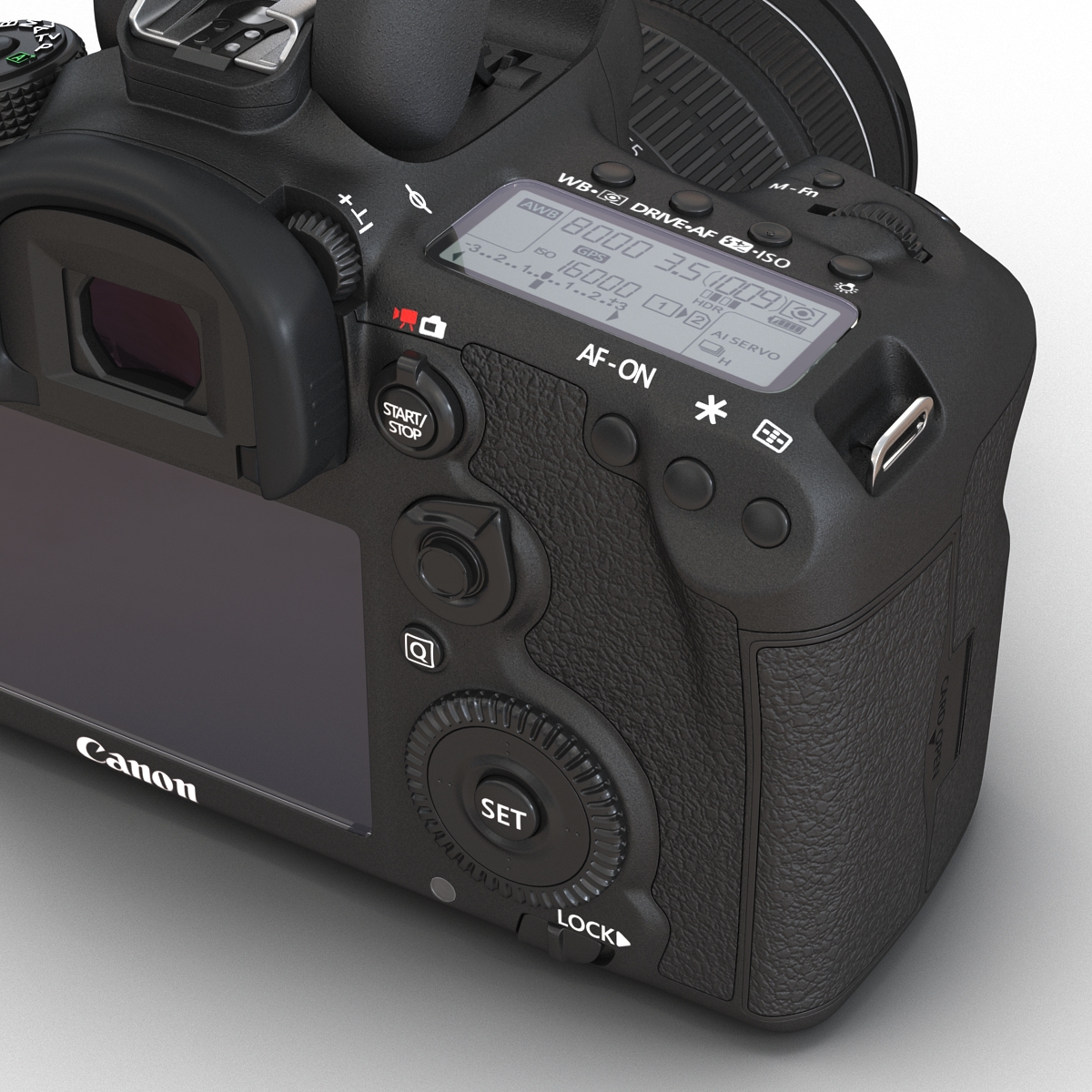 3D model Canon EOS 7D Mark II