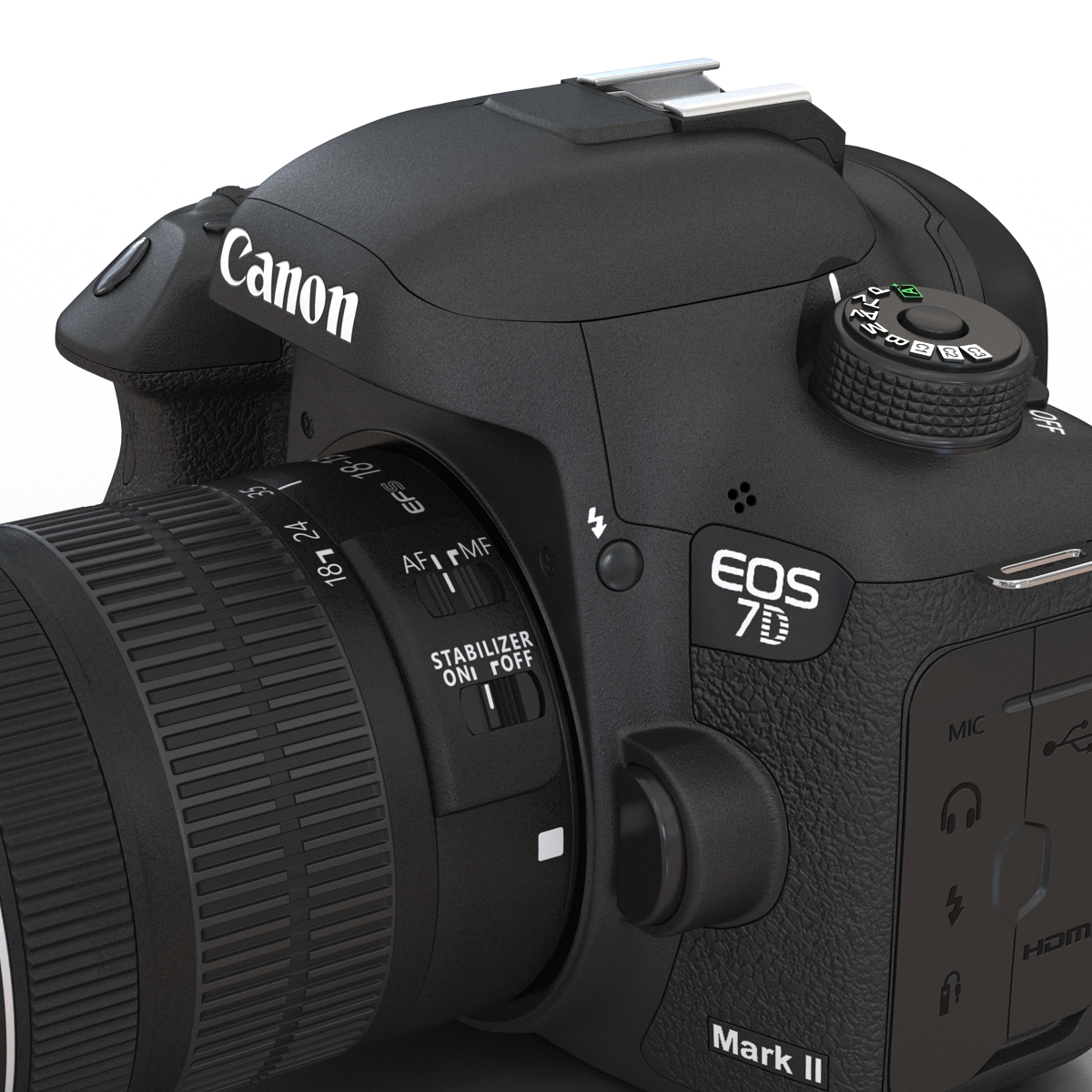 3D model Canon EOS 7D Mark II