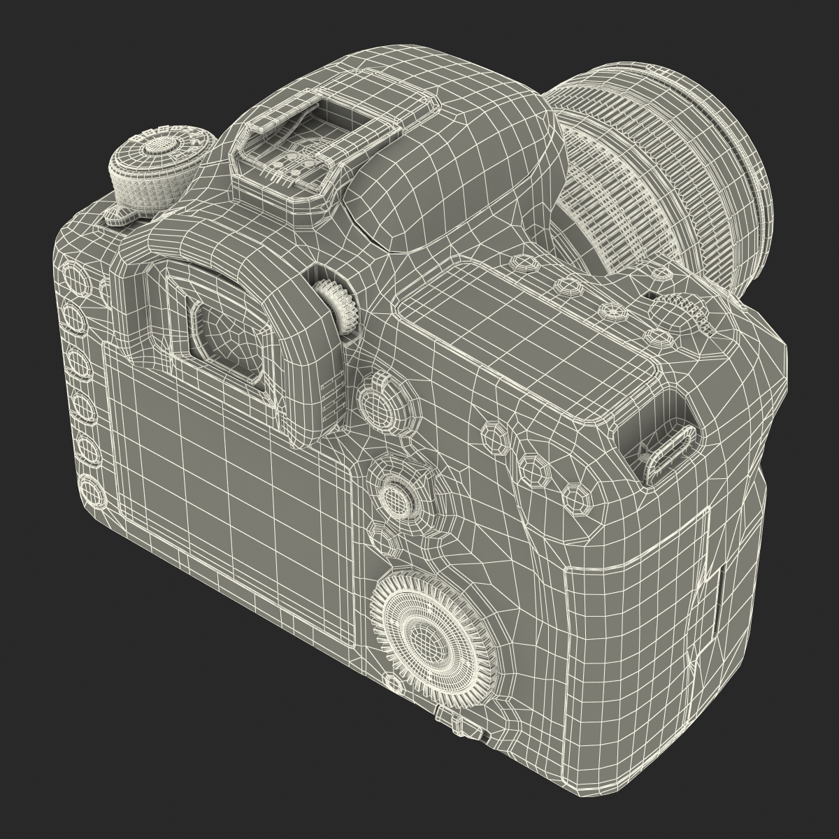 3D model Canon EOS 7D Mark II