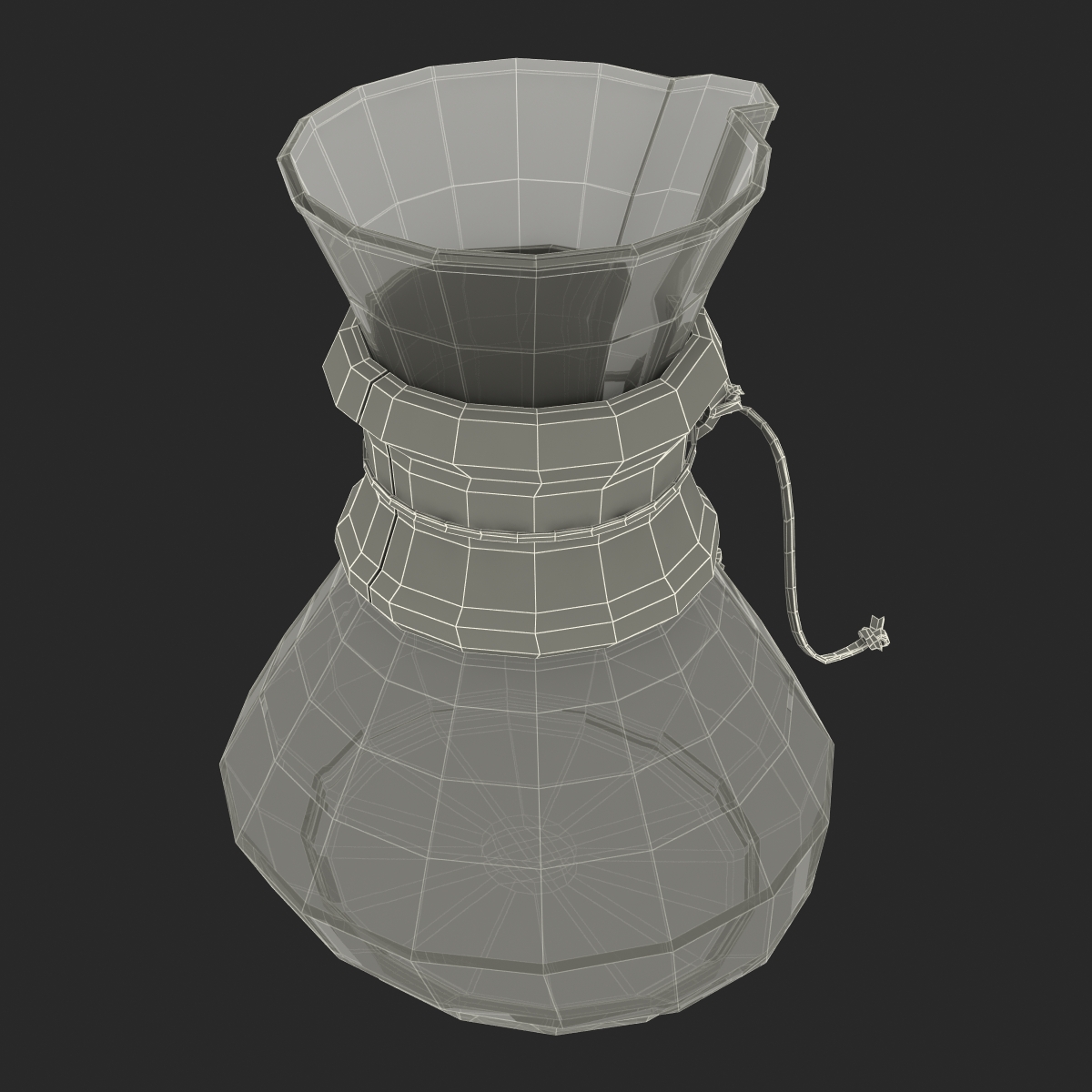 Glass Coffee Carafe 3D model