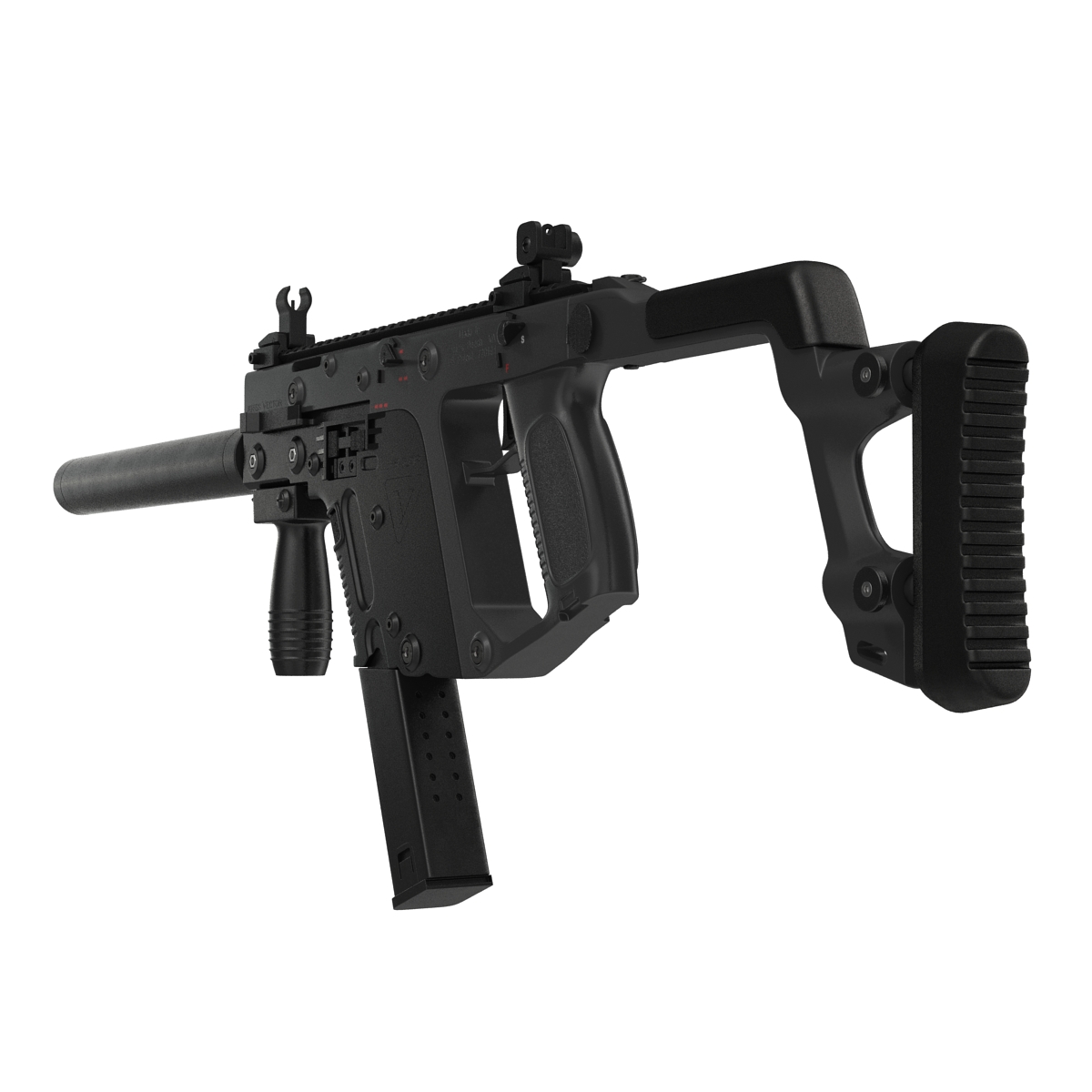 Submachine Gun KRISS Vector 3D