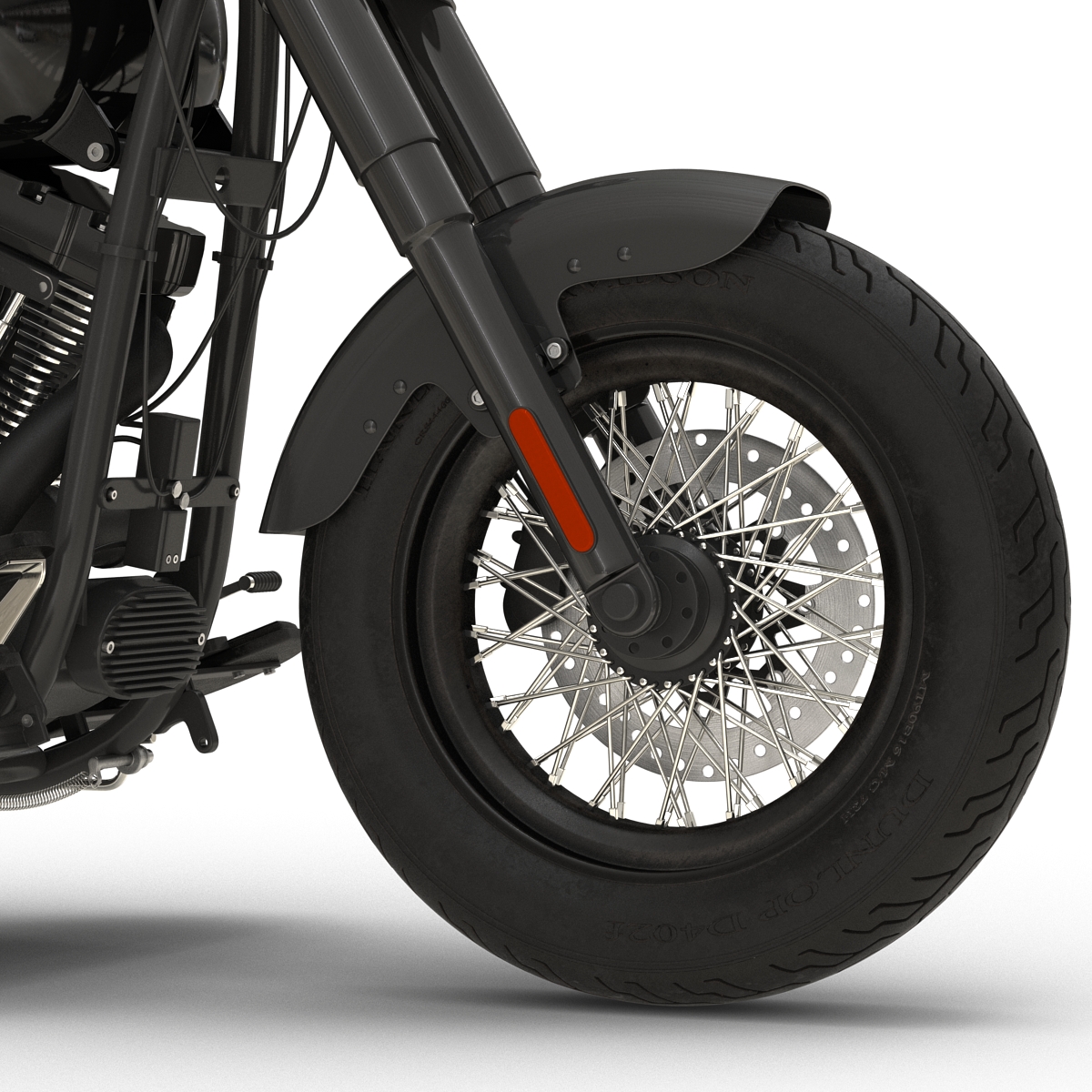 3D Harley Davidson Softail Slim 2016 model