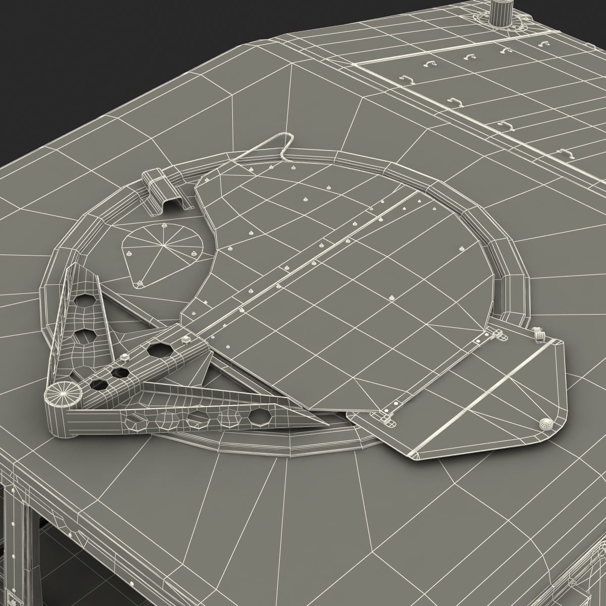 3D model Humvee Desert Rigged