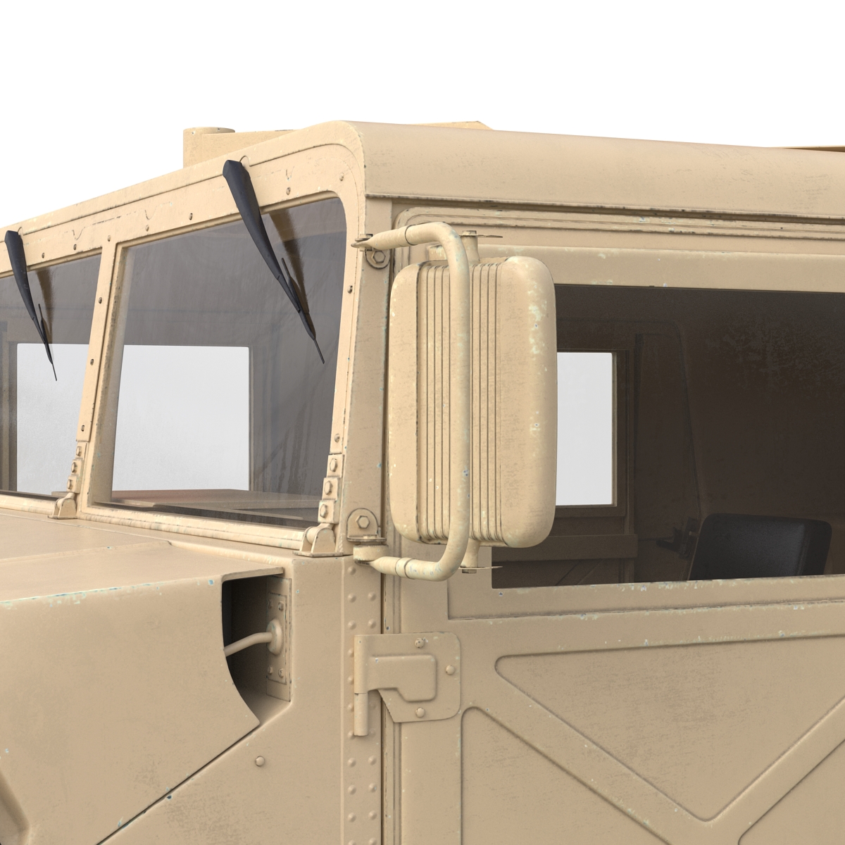 3D Humvee Desert model