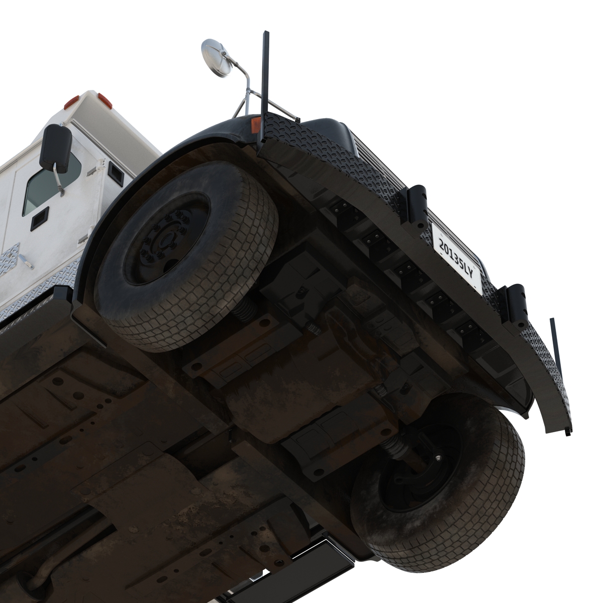 3D model Bank Armored Car 2 Rigged