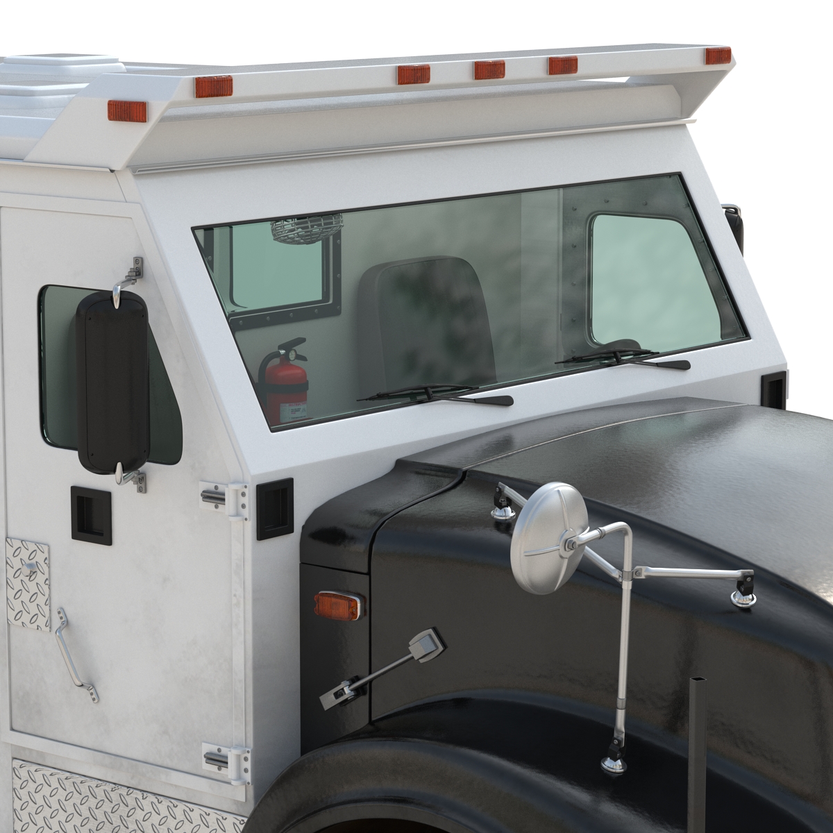 3D model Bank Armored Car 2 Rigged