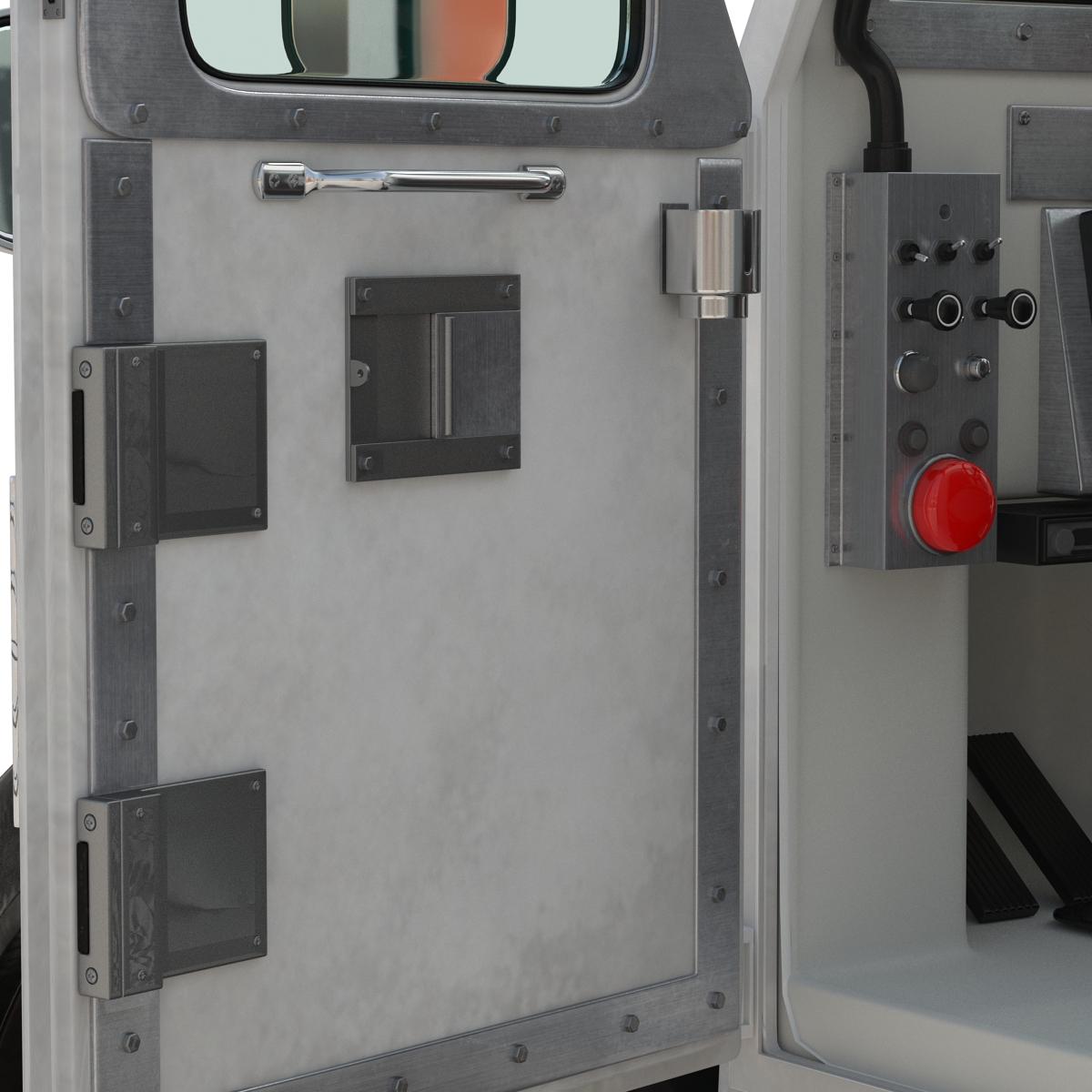 3D model Bank Armored Car 2 Rigged