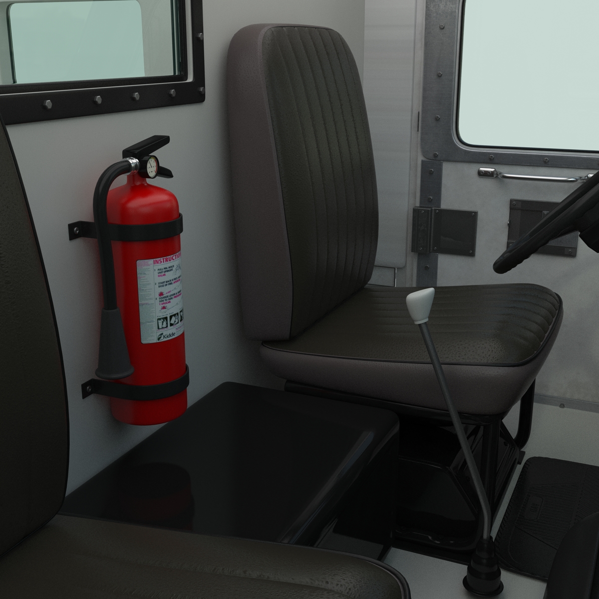 3D model Bank Armored Car 2 Rigged