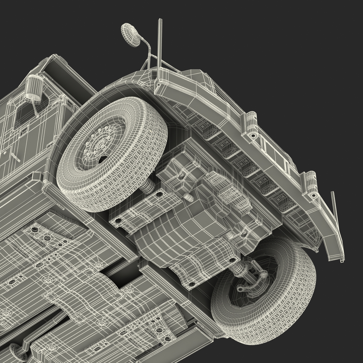 3D model Bank Armored Car 2 Rigged