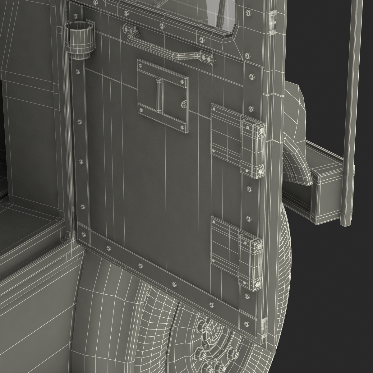 3D model Bank Armored Car 2 Rigged