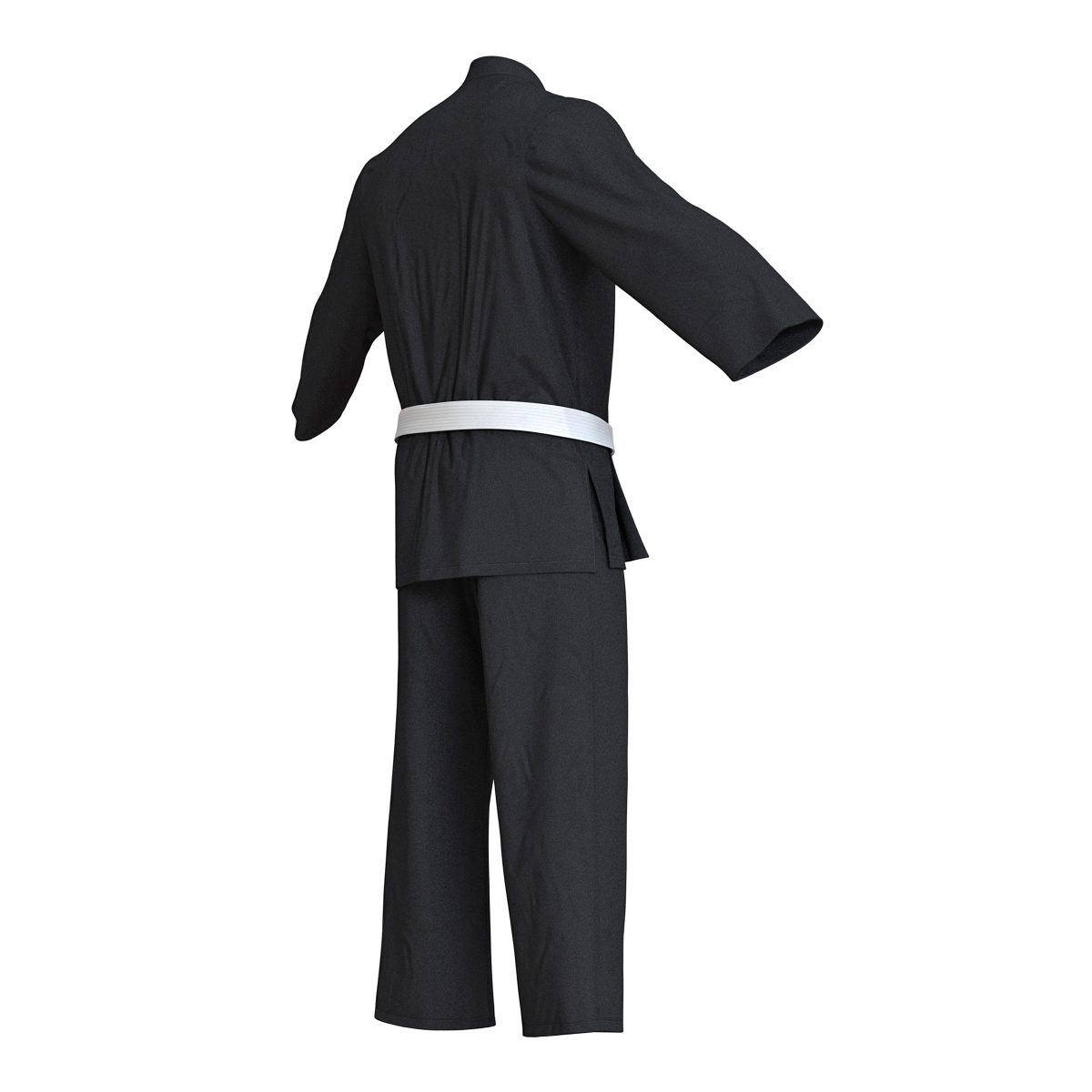 Karate Black Suit 3D