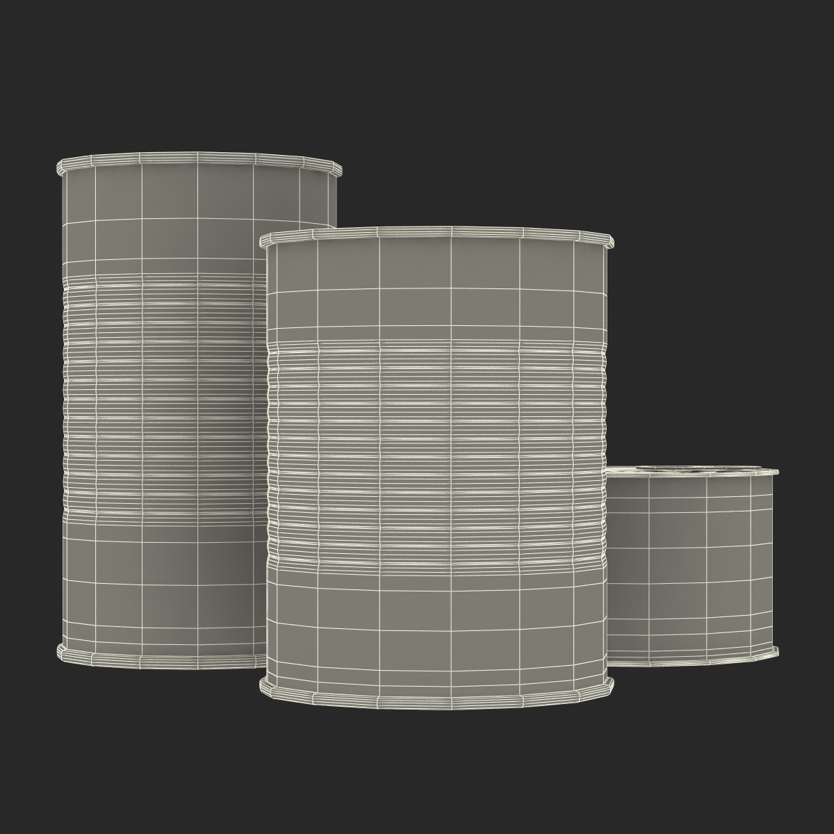 Tin Cans Set 3D