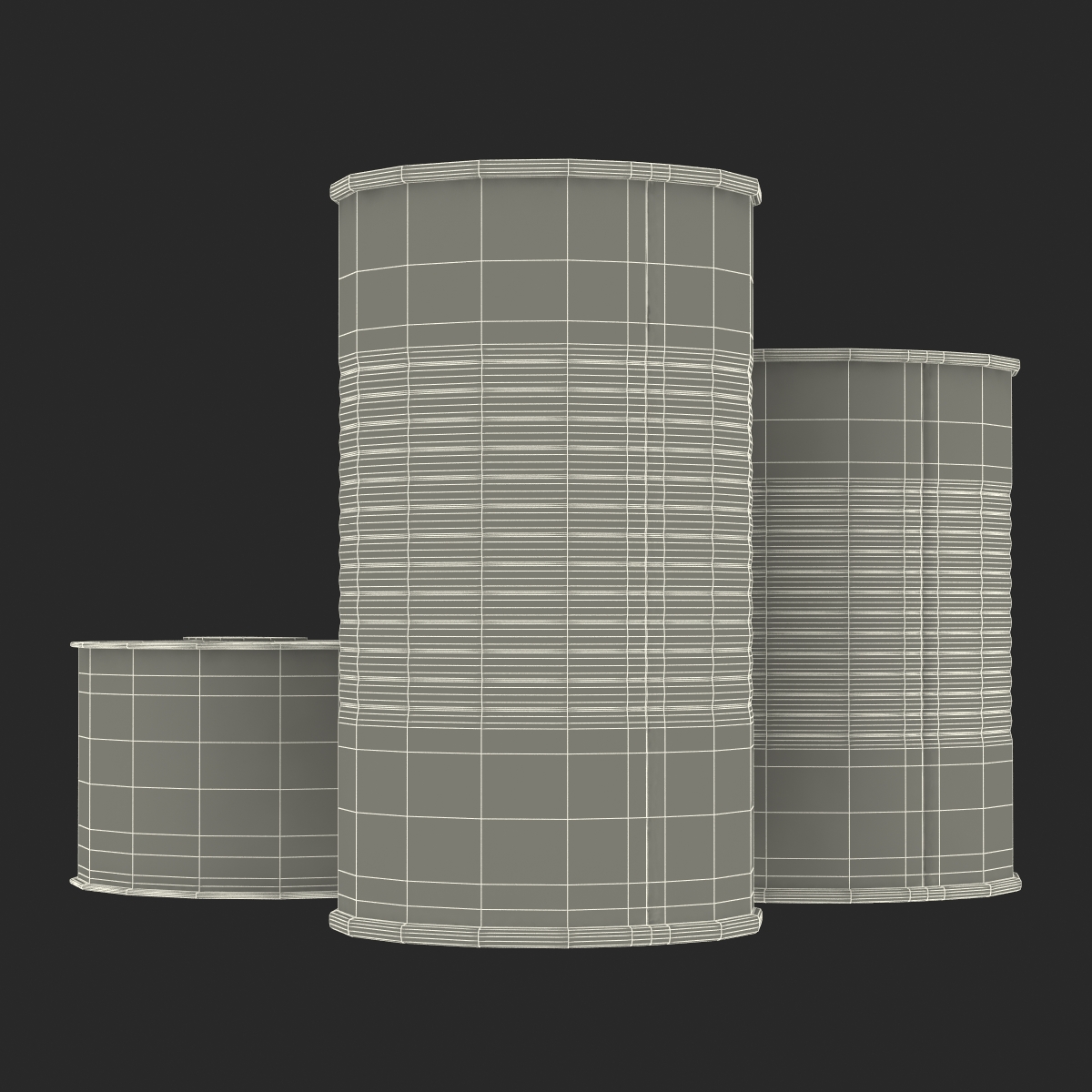 Tin Cans Set 3D