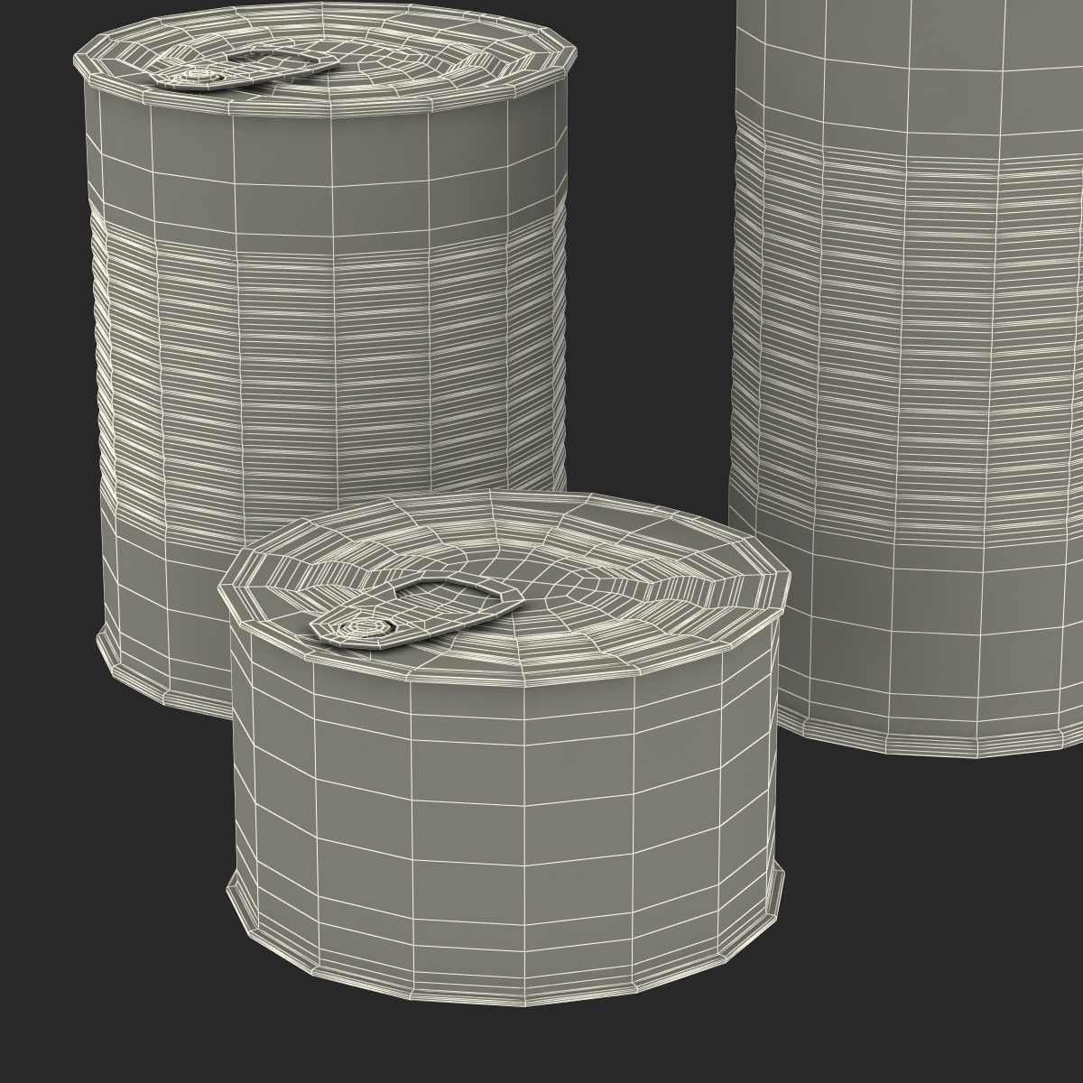 Tin Cans Set 3D