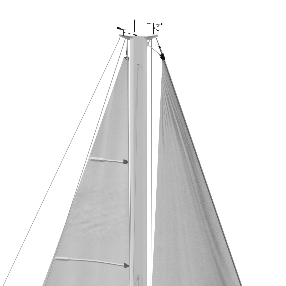 3D Sailing Yacht model