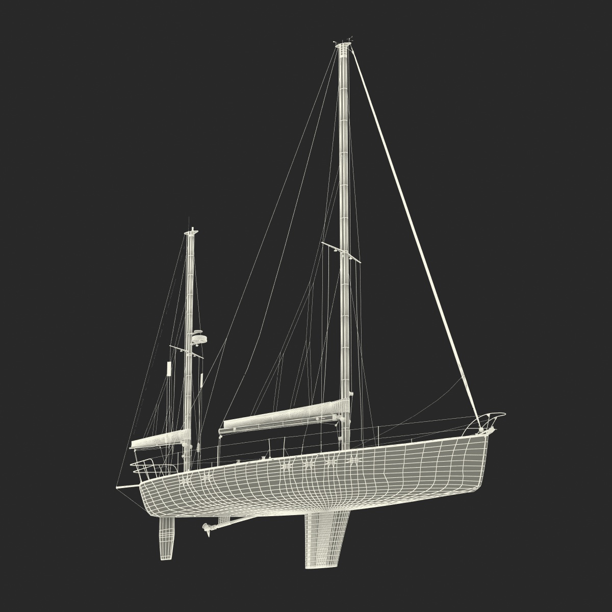 3D model Sailing Yacht 2