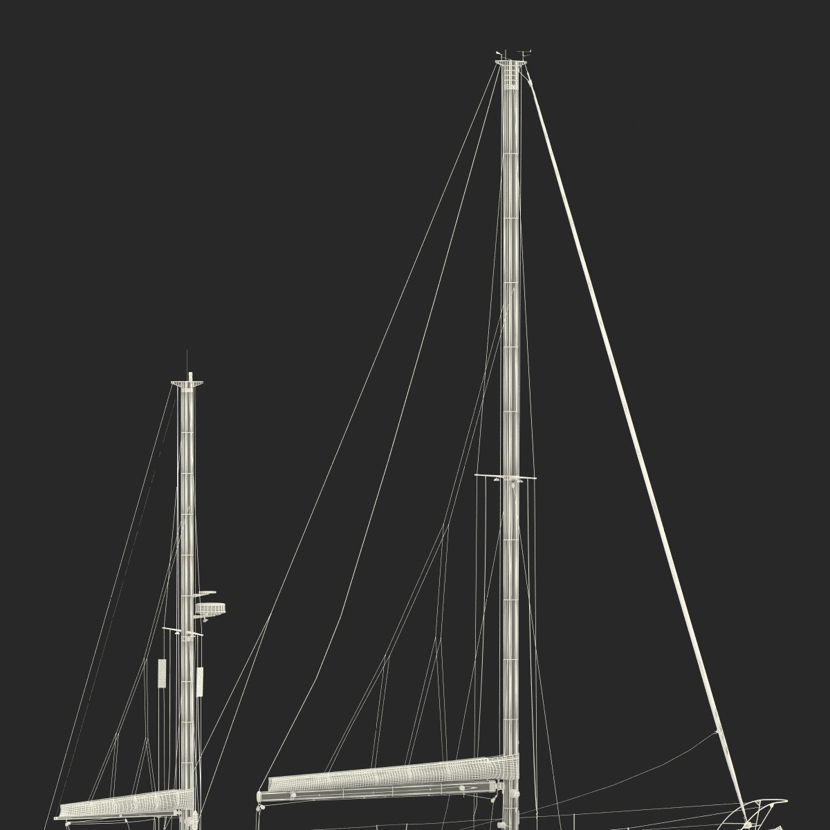 3D model Sailing Yacht 2