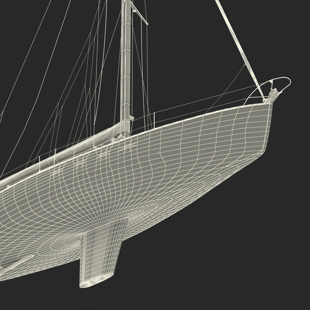 3D model Sailing Yacht 2