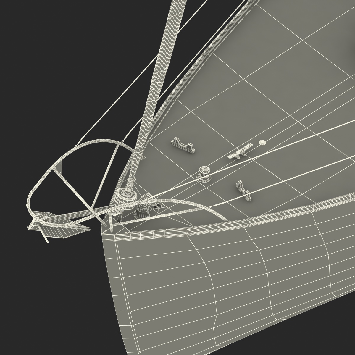 3D model Sailing Yacht 2