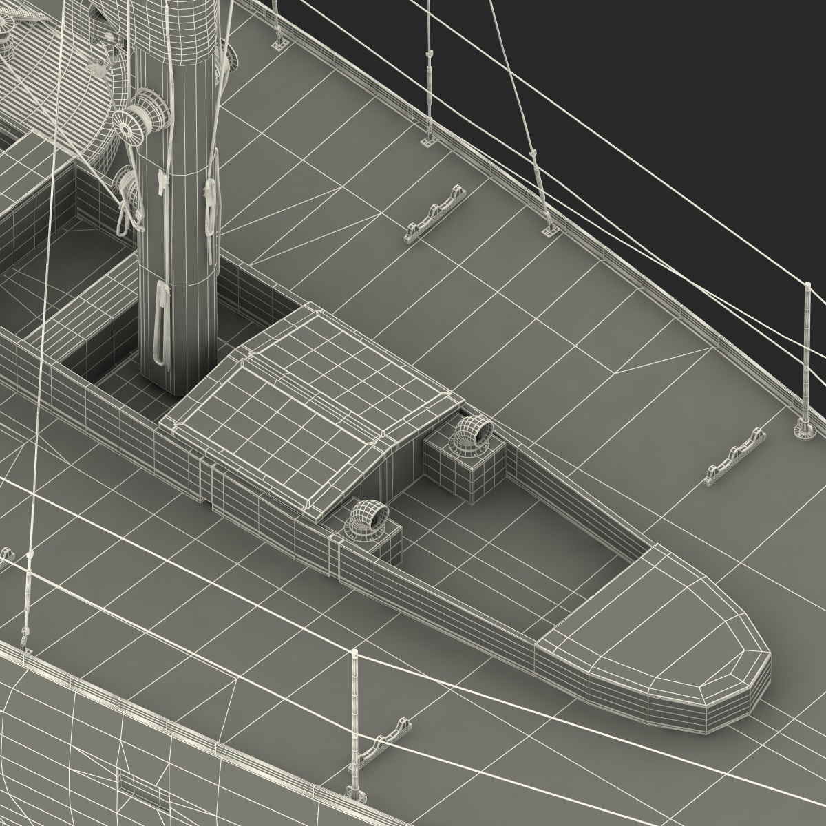 3D model Sailing Yacht 2