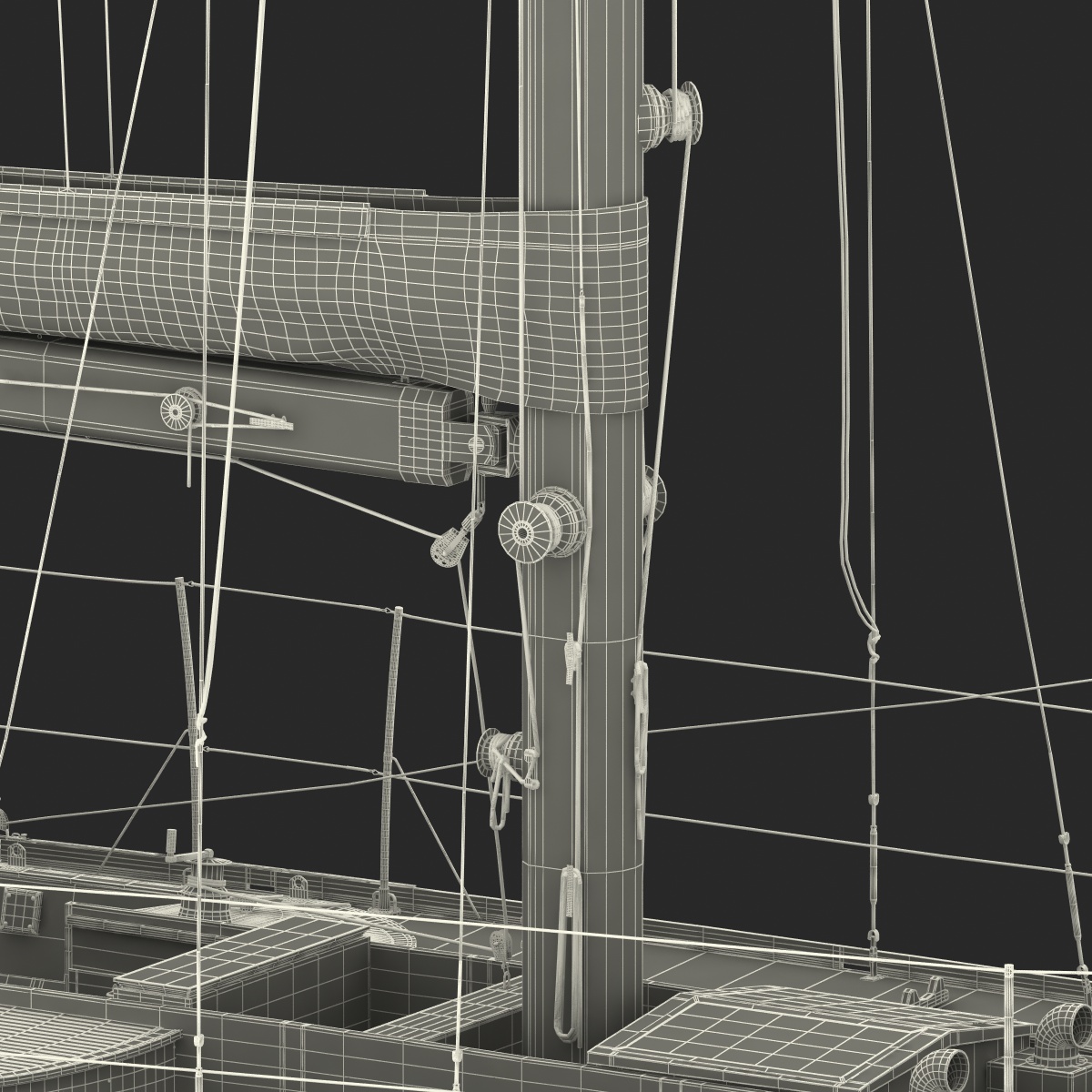 3D model Sailing Yacht 2