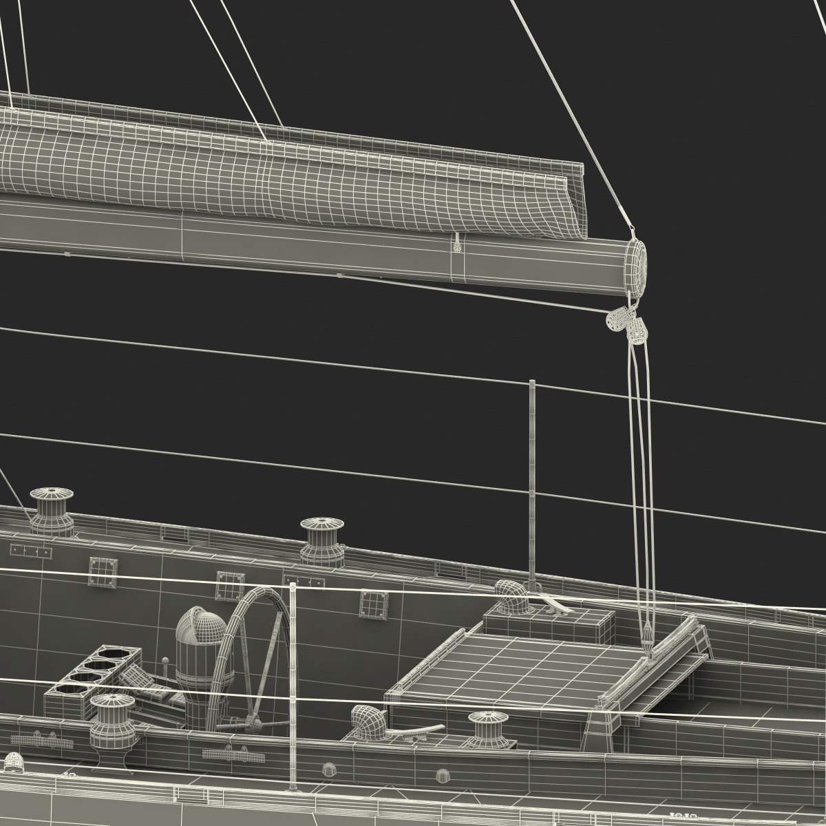 3D model Sailing Yacht 2