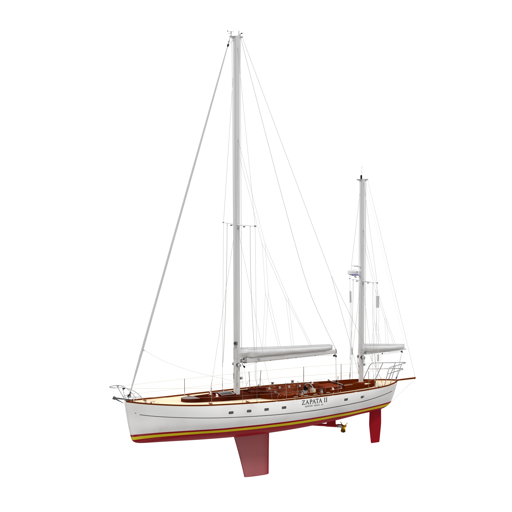 3D model Sailing Yacht 2