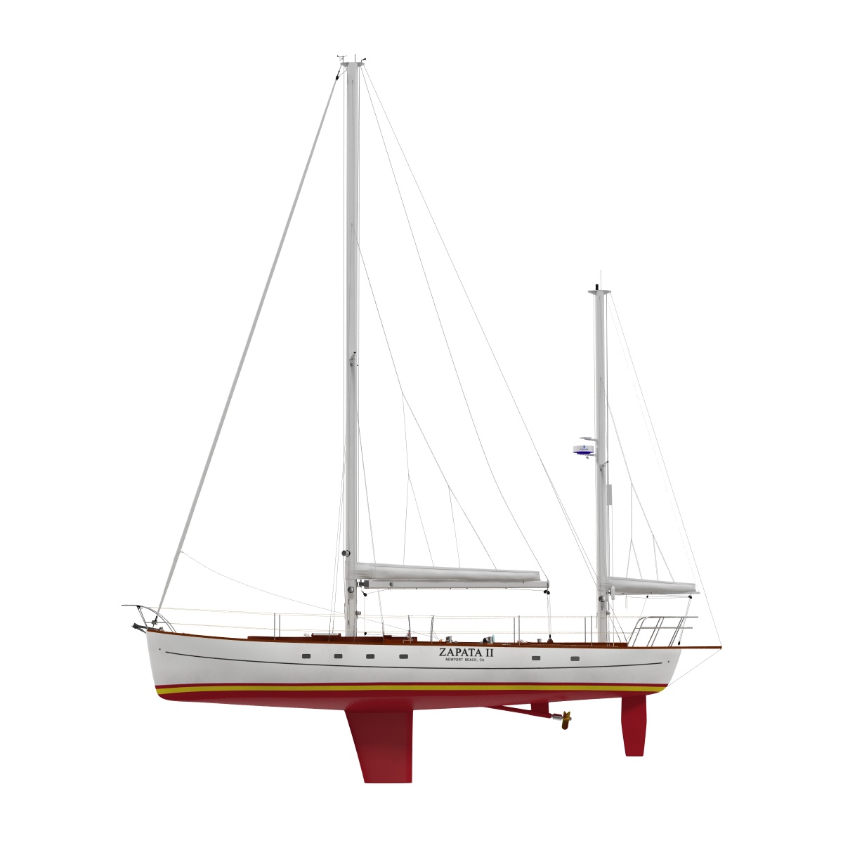 3D model Sailing Yacht 2