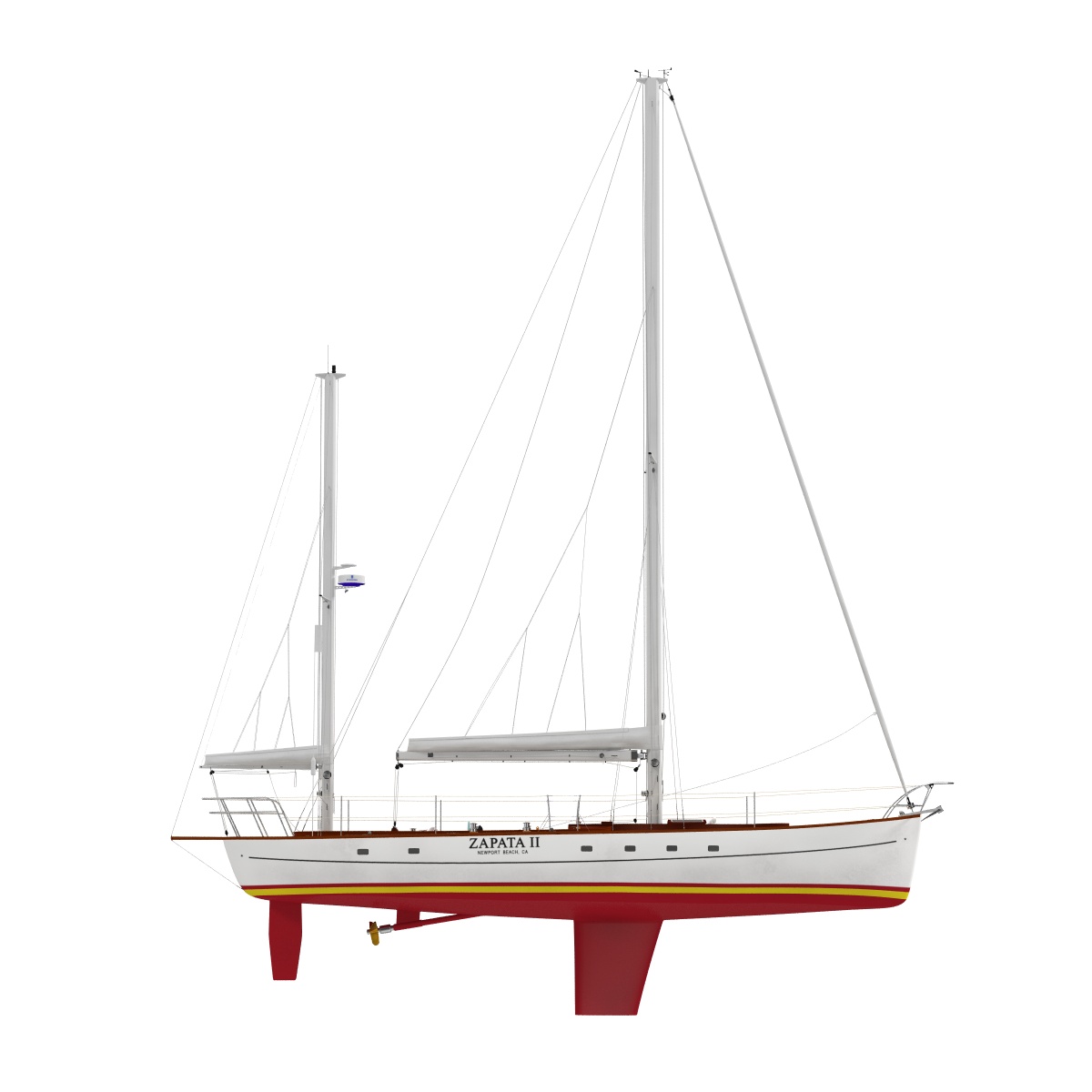 3D model Sailing Yacht 2