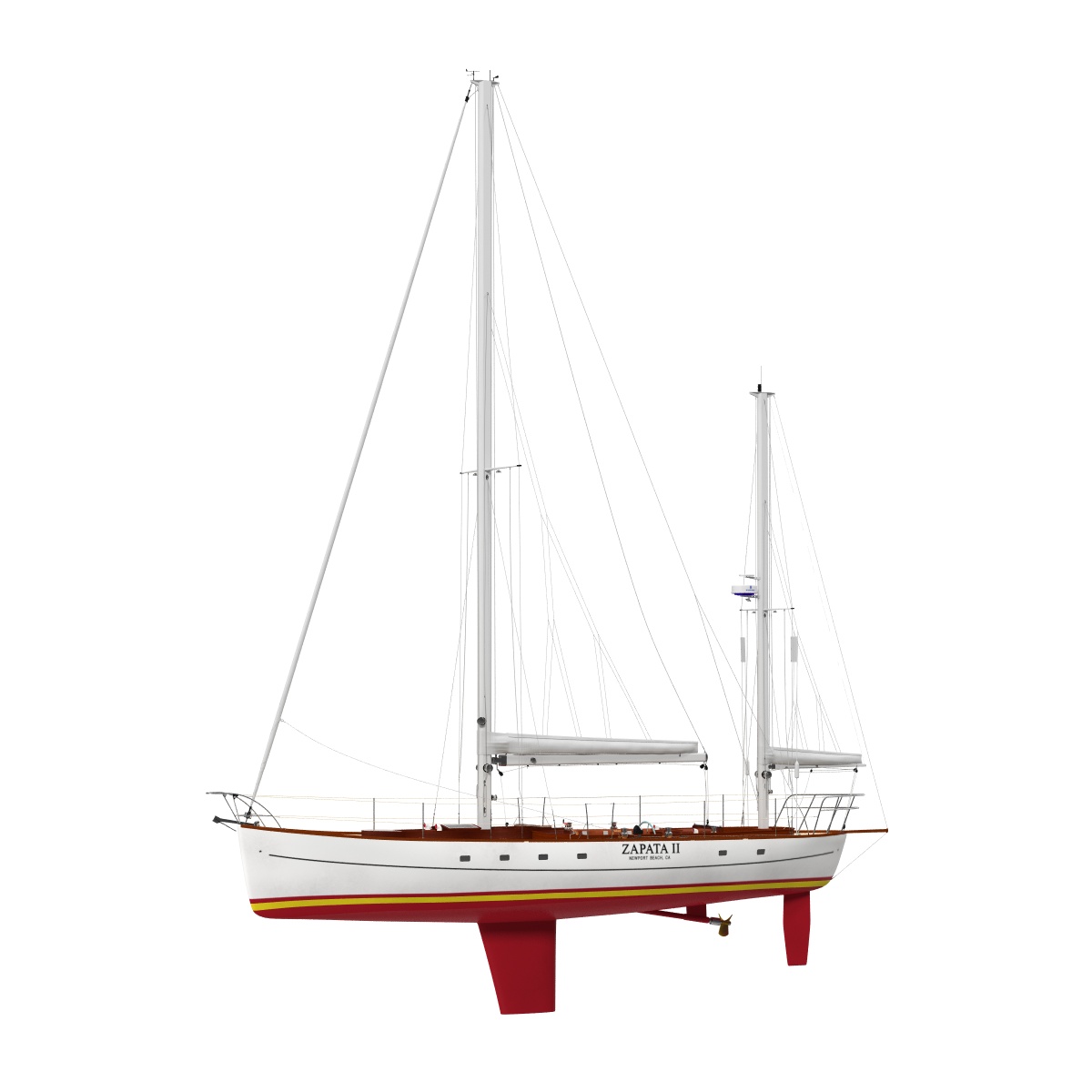 3D model Sailing Yacht 2