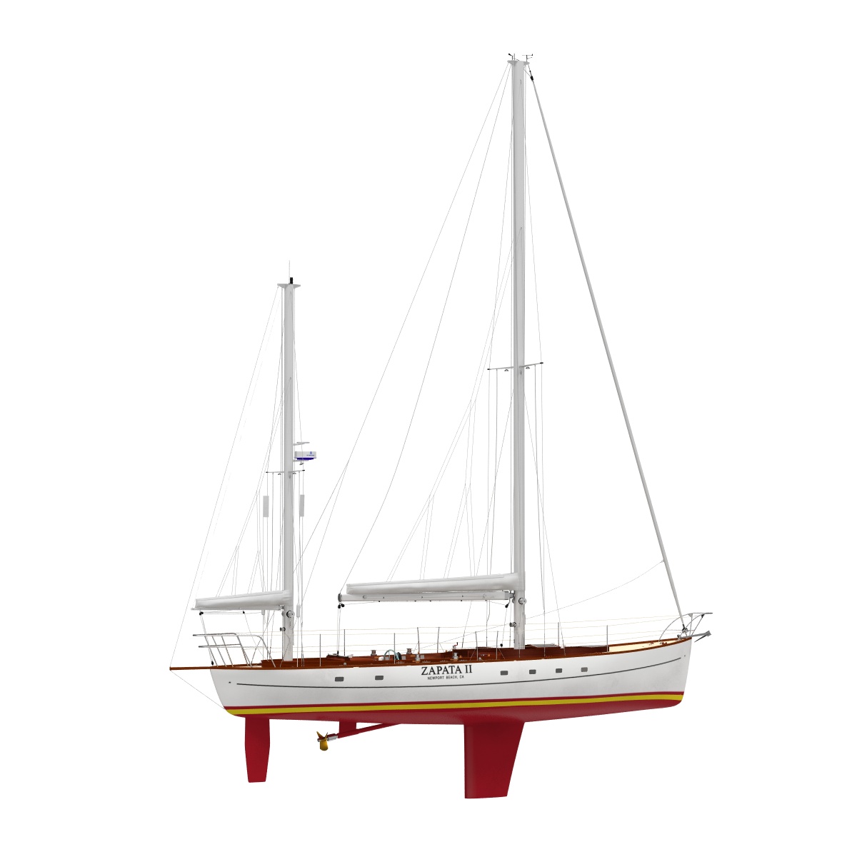 3D model Sailing Yacht 2