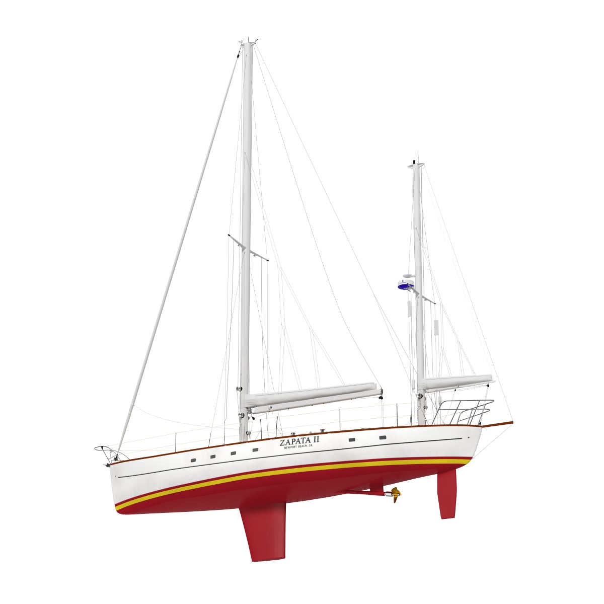 3D model Sailing Yacht 2