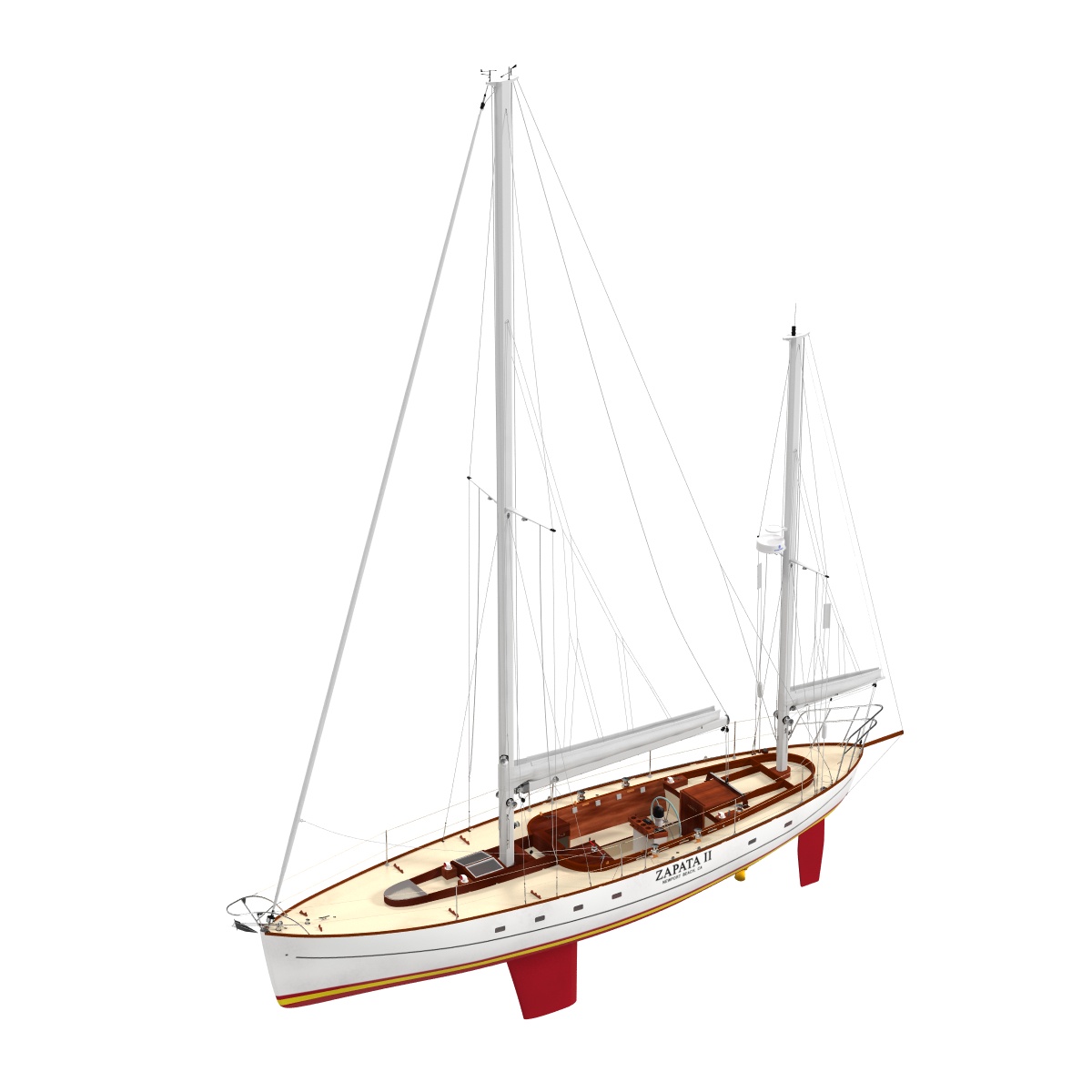 3D model Sailing Yacht 2