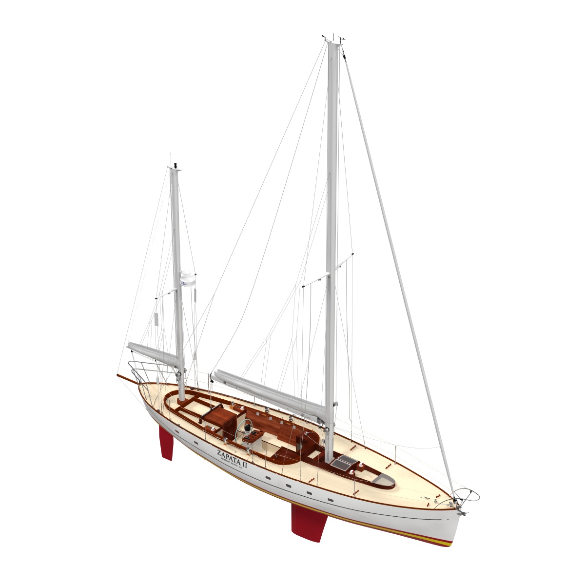 3D model Sailing Yacht 2