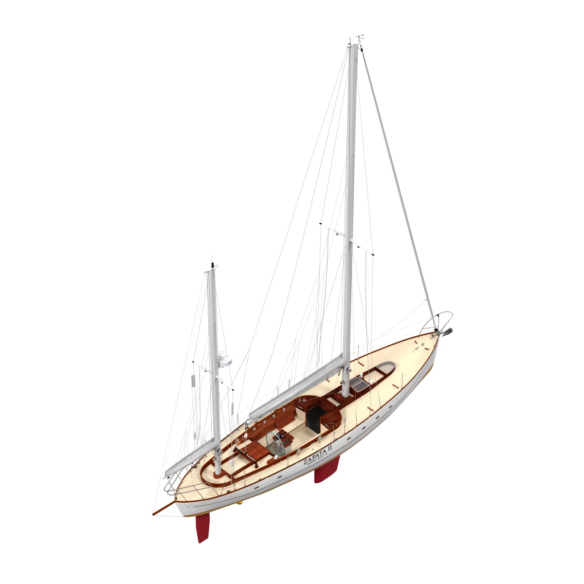 3D model Sailing Yacht 2