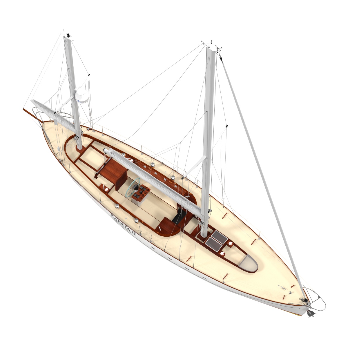 3D model Sailing Yacht 2