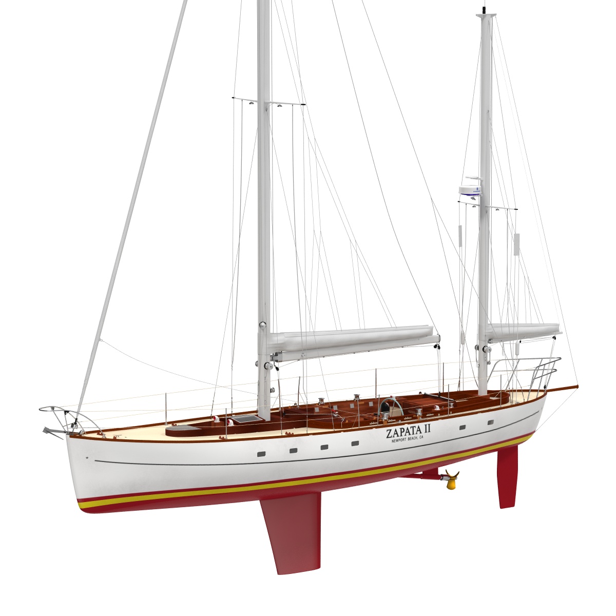 3D model Sailing Yacht 2